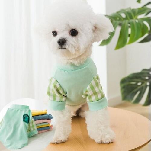 Cartoon Pet Clothes Spring Autumn Pets Dogs Clothing For Dogs Costume Classic Puppy Dog Coat Pet Overalls Cat Chihuahua Clothes