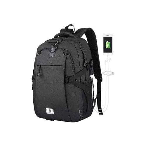 USB Charging Backpack Anti-thief Fashion Men Backpack Travel Bag Multifunctional Large Capacity Casual Style Mochila