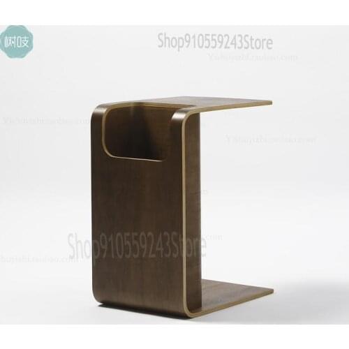 Nordic Solid Wood Sofa Side Table Mini Function Coffee Table Simple Bay Window Ins Wind Small Table