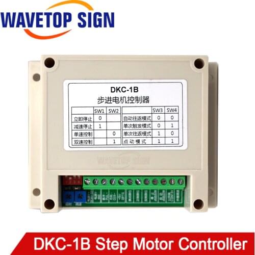 WaveTopSign Industrial Type DKC-1B Stepper Motor Controller Single-Axis Pulse Generator Servo Motor PLC Speed Regulation