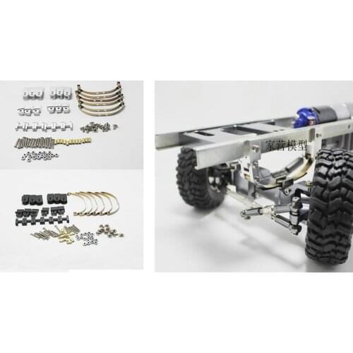 WPL B14 B16 B24 B16 B36 JJRC Q65 RC Car spare parts metal suspension ear upgrade accessories leaf spring shock absorber