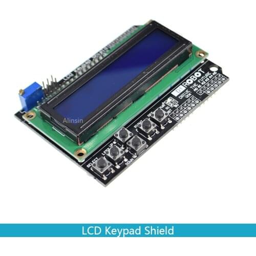 LCD1602 LCD Keypad Shield LCD 1602 Module Display For Arduino ATMEGA328 ATMEGA2560 raspberry pi UNO blue screen