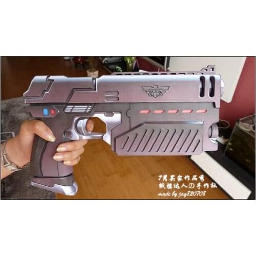 1:1 Judge Dredd Sylvester Stallone Gun Pistol Shooter DIY Sheet Paper Model Kit Handmade Toy Puzzles