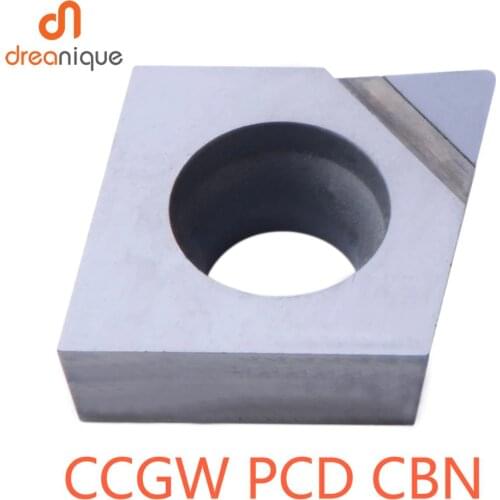 1PC Diamond PCD insert CBN Insert CCGW CNC lathe cutter indexable carbide inserts CCGW 06 09 12 turning tool