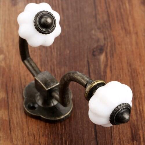 1pc Antique Bronze Hanger Hooks Bathroom Wall Hanger Hats Bag Coat Wall Hooks with Screws 125*95mm