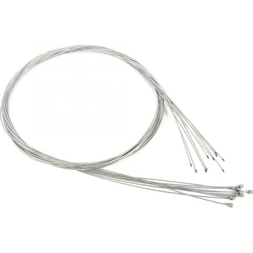 Bicycle Shifter Line 10pcs 2M Mountain Road Bike Fixed Gear Shift Gear Cable Sets Core Inner Wire Steel Derailleur Speed Line