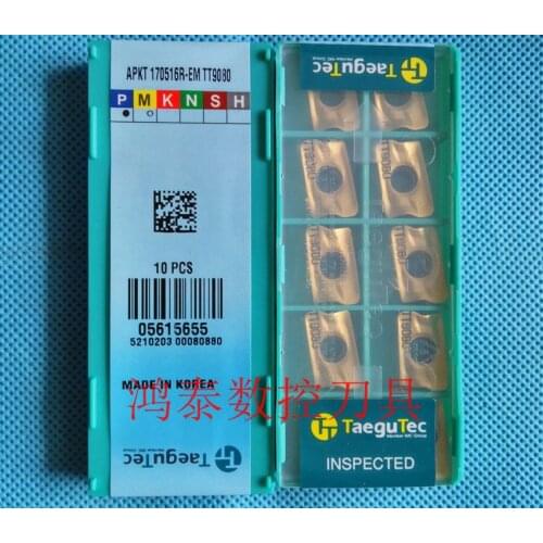 10 PCS carbide inserts APKT170516R-EM TT9080 TT8080 TT8020 TT7080 TT6080 free shipping