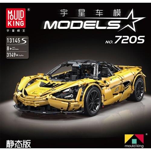 13145 Technical APP Programming Remote Control P1 720S Super Racing Car Building Blocks Children Toys Kids Gifts