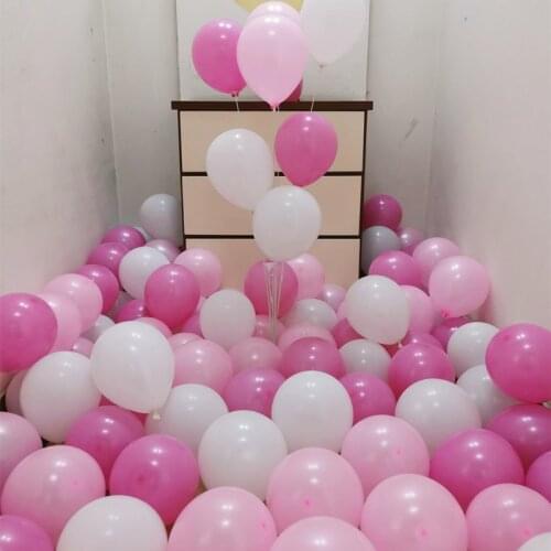 18pcs 10inch Gold Silver Pink Chrome Metallic Latex Confetti Balloons Birthday Party Decorations Adults Wedding Air Globos