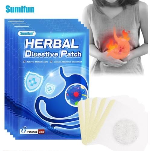 30Pcs Sumifun Gastrointestinal Patch Treat Stomachache Gastric Ulcer Gastroenteritis Sticker Indigestion Diarrhea Herbal Plaster