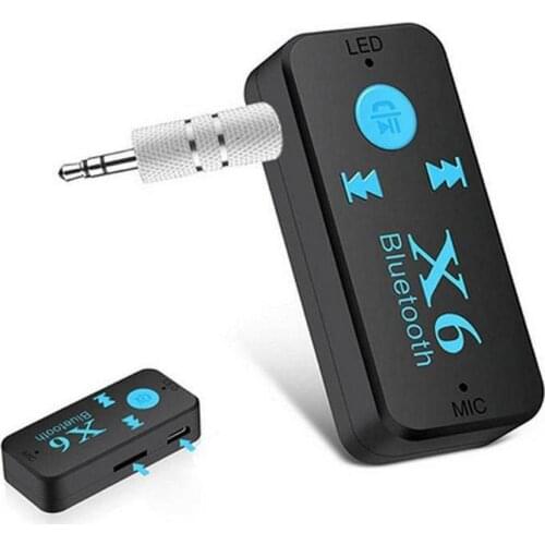 Bluetooth Adapter 3 in 1 Wireless 4.2 USB Bluetooth Receiver 3.5mm Audio Jack TF Card Reader MIC Call Support For Car Speaker