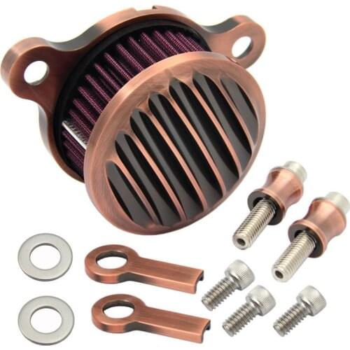 CNC Bronze Air Filter Motorcycle Intake Filter System Kit Air Cleaner For Harley Sportster XL883 XL1200 1991 1992 1993-2016 2015