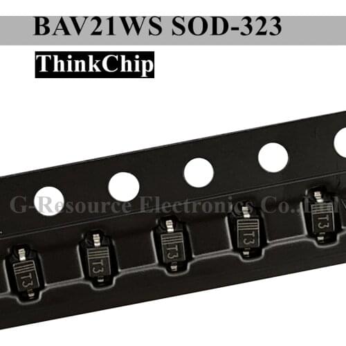 100pcs) BAV21WS SOD-323 0805 SMD switch diode BAV21 (Marking T3)