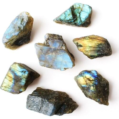 30g-100g Labradorite Gemstone Freeform Pendant Rough Minerals Gift Reiki Crystal Healing