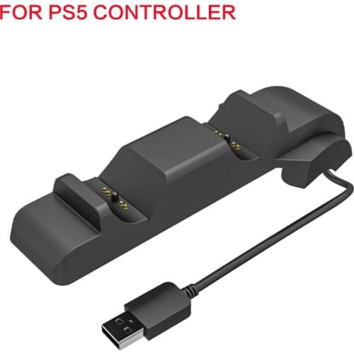 Dual Fast Charger For PS5 Wireless Controller USB 3.1 Type-C Charging Dock Station Cradle For Sony PS 5 Joystick Gamepad NEW