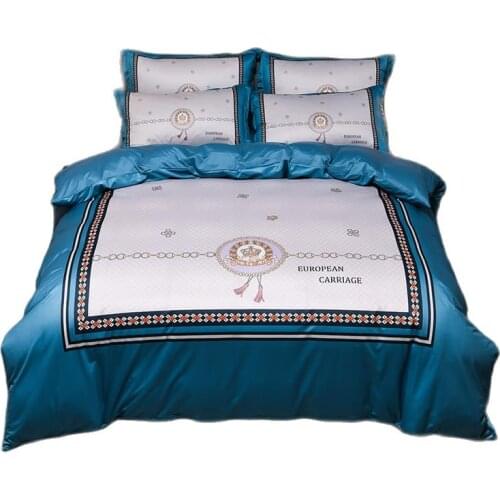 3/4pcs Bedding Set Horse Printed Duvet Cover Set Bedclothes for Home