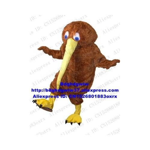 Kiwi Bird Mascot Costume Adult Cartoon Character Outfit Suit Opening Session Business-starting Ceremony zx2091