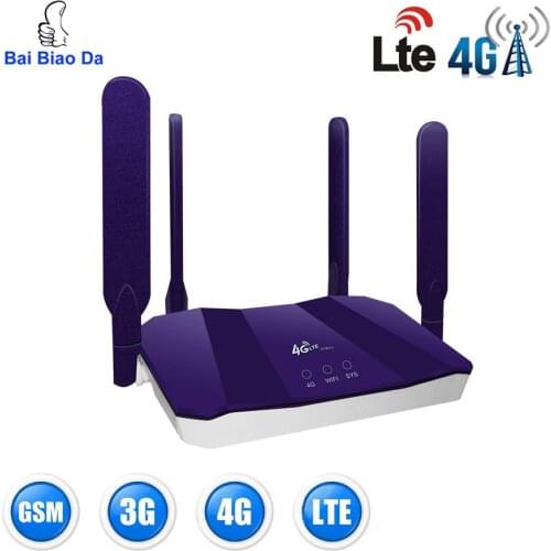 R8B 3G 4G Router 2.4G Wifi Modem Wi-Fi Lte Access Point Mobile Cpe Antenna Hotspot Outdoor Bridge With A Sim Card Slot
