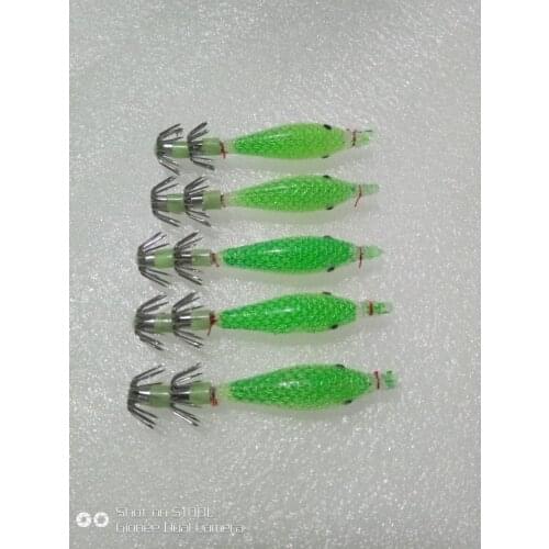 MR OCTOPUS ,20pcs squid jigs, soft lure, glow lures silico bait ,fishing lure , squid bait ,octopus jigs,squid hook. 6.5cm 4g