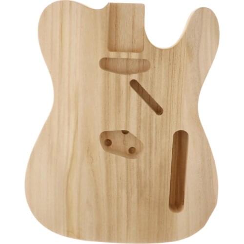 Unfinished Guitar Body fit for TL-T02 Electric Guitar, Maple Wood DIY Parts