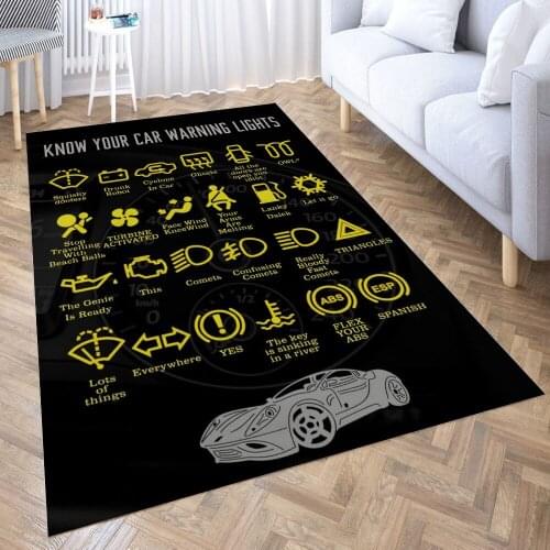 Your Car Dashboard Carpet for Living Room 3D Anime Cartoon Rug Gamer Teen Room Bedside Lounge Rug Kids Children Floor Mats
