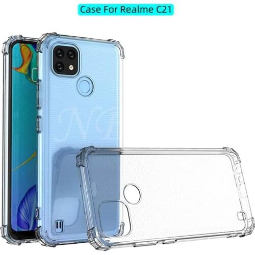 Shockproof Silicone Case For OPPO A5 A9 A91 A31 A52 A72 A92 A53 A73 A93 A15 Realme C3 5 6 C11 C12 C15 C20 C21 Find X3 Lite Cover