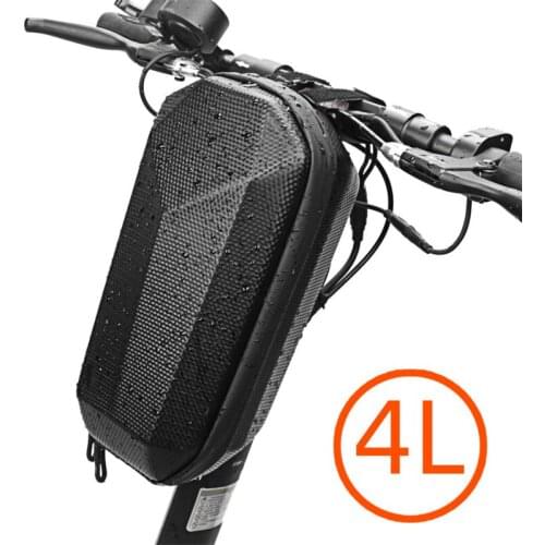 Hard shell bag EVA waterproof front bag electric scooter hanging bag folding bicycle balance handlebar first package Accessories
