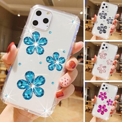 Sunjolly for Samsung Galaxy Note 20 Case Note 8 Note 9 Note 10 Plus Lite Note 20 Ultra Phone Case Diamond Cover coque