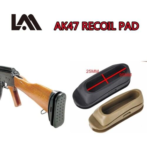 Tactical Airsoft Tactical Shockproof Rubber AK Stock Pad AK47 Recoil Armas BUTT Stock Pad Rifle Gun Accessories