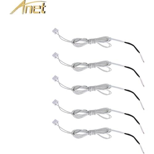5Pcs/Lot Anet 3d printer parts 100K ohm NTC 3950 Thermistors for Anet RepRap I3 3D Printer Kit Accessoriesn