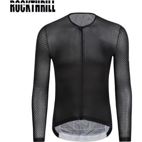 Rockthrill Cycling Jerseys Spring Autumn 2020 Pro Mtb Long Sleeve Men Bike Wear Spring Summer Cycling Clothing