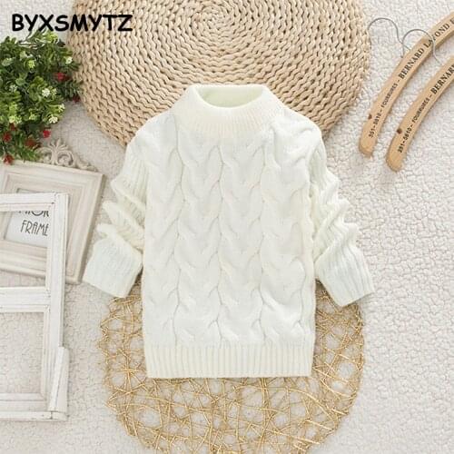Kintted Sweaters Boys Girls Winter Clothes Childrens Clothing Sweater Kids Warm Tops O-neck Pullovers 1-8 Years Old Girl Boy