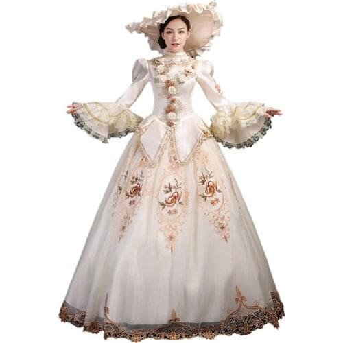 High-end Court Rococo Baroque Marie Antoinette Ball Dresses 18th Century Renaissance Historical Period Dress Victorian Gown