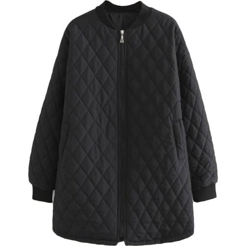 Winter Coats For Woman Oversize Full Sleeve Anti-static Zipper Long Parka Jacket Women Womens Coat