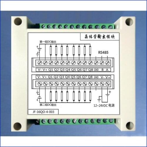 16-way Transistor Output Module/two Sets of 20K Pulse Output/RS485 Configuration/MODBUS-RTU