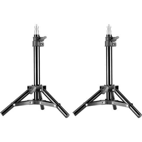 2 Stands)Photography Photo Studio 50cm / 20inch Aluminum Mini Table Top Backlight Stand