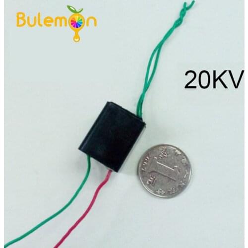 20KV 20000V High Voltage Pressure Generator Igniter Step Up Boost Module Coil Transformer Pulse Ignition DC 3.6-6V
