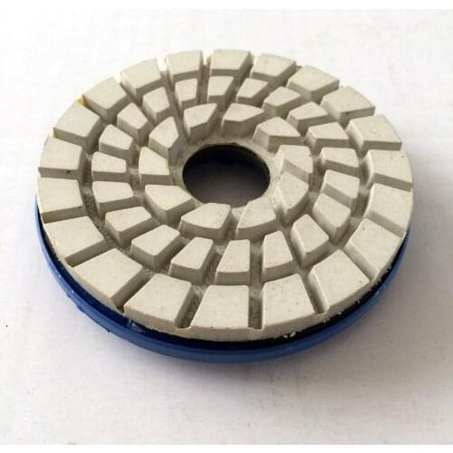 4" 4-step Resin Chamfering Wheels for Granite Edge Polishing