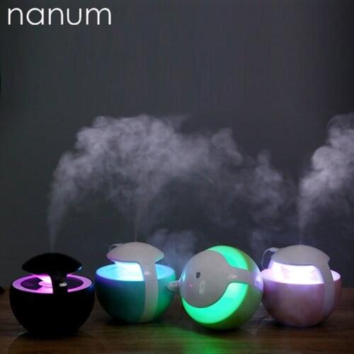 Aroma Essential Oil Diffuser Mini Ultrasonic A Generation Of Night Elves Humidifier Purifier LED Light USB Car Air Freshener Mis