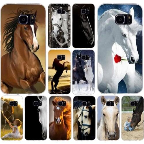 150H The Finest Horses Soft TPU Silicone Cover Case for samsung Galaxy s6 s6 s7 edge s8 s9 plus case