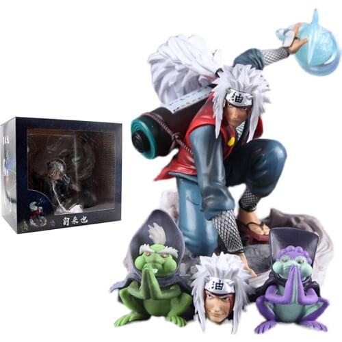 Naruto Figure LS GK Jiraiya Rasengan Anime Figure Battle Special Effects Scene Model Action Toy Figure Toys for Children