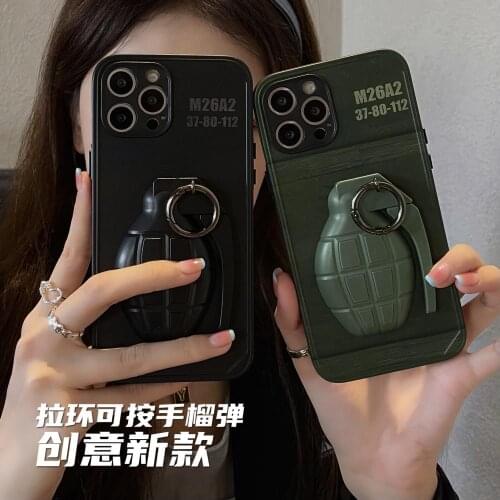 Spoof simulation grenade is suitable for iPhone 7 8 X XS XR MAX 11 12 Pro mobile phone protective shell