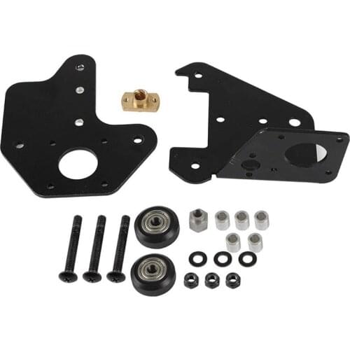 Motor Bracket Fixed Mount Plate Spare 3D Printer with Pulley Nut Home Office Replacement Parts Upgrade Left X Axis