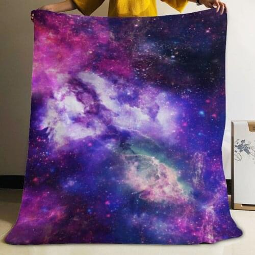 Musife Custom Galaxy Flannel Blanket Design Your own Blanket Flannel Blankets for Sofa DIY Dropshipping