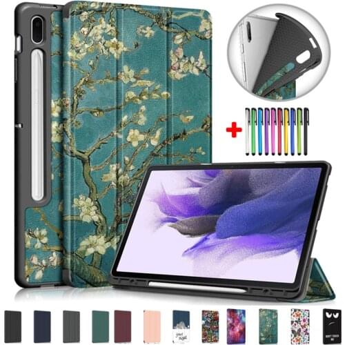 Painted Soft TPU Funda For Samsung Tab S7 FE Cover SM-T730 T735 T736B Tablet 12.4 inch For Galaxy Tab S7 Plus S7+ Case SM-T970