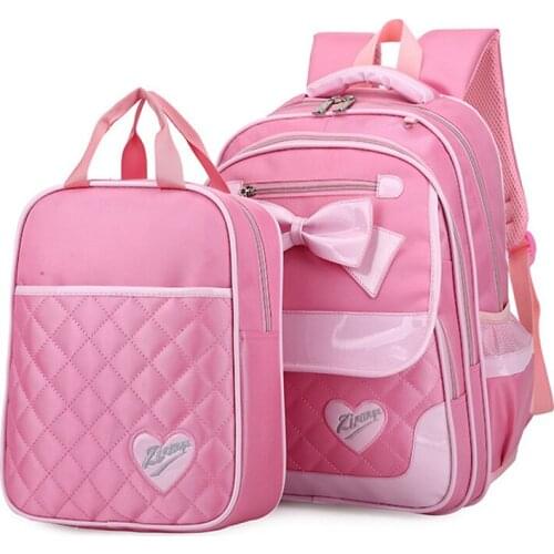 A set of Cartoon high backpack children schoolbag school student book bag kids girls bags Multi Colors Childrens Backpacks