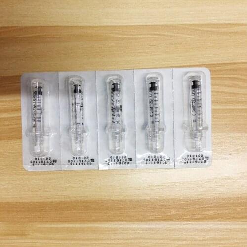 100pcs Syringe Ampoule head for hyaluron gun hyaluron pen High Pressure wrinkle removal water syringe