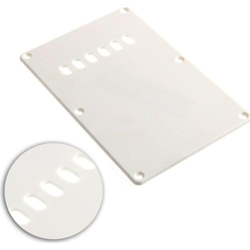 White Back Plate Tremolo Trem Cover for fender Strat Parts New