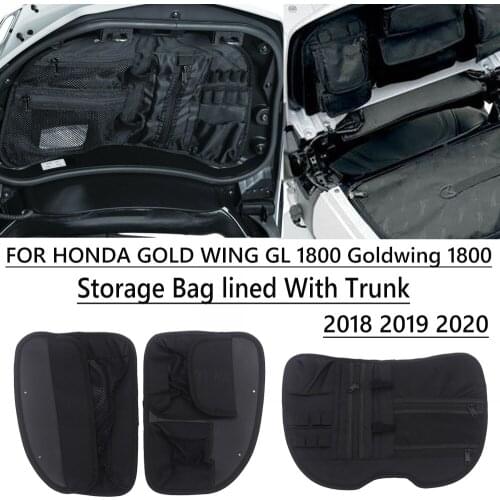 NEW Motorcycle lined rear luggage storage bag tool bag rear tail bag FOR HONDA GOLD WING GL 1800 Goldwing 1800 2018 2019 2020