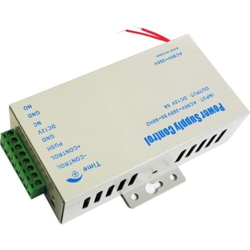 DC 12V 5A New Door Access Control system Switch Power Supply AC 110~240V Delay time 15s High Quality Power Supply Control